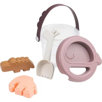 Houpací kůň Set pěti růžových hraček na písek Done by Deer Deer friends