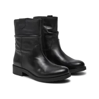 Dámské kozačky Geox Polokozačky D466RA 000TU C9999 Černá 37