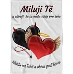 Deka 200 x 140 cm - Někdy na tobě