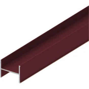 Stavební profil LAGUNA Dělící profil bordo matná Délka profilu (m): 2,0
