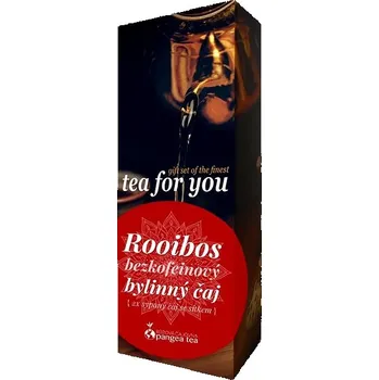 Čaj Pangea Tea Dárková kolekce Tea for You Rooibos 2 × 50 g, sítko