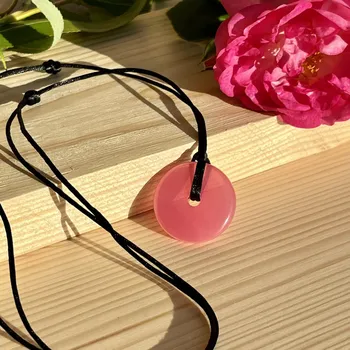 Náhrdelník Atelier Fantazie - Přívěsek - Donut na šňůrce IX - 54009