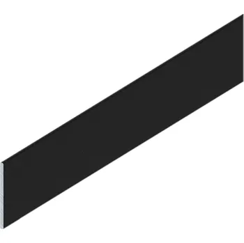 Nábytkové kování LAGUNA Dekorativní profil P-2 strukturovaná černá Délka profilu: 2,0 m