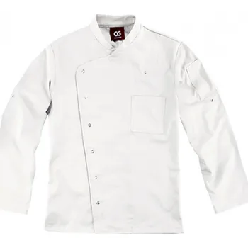 Gastro oděv CG Workwear Pánský kuchařský rondon Turin s rozparkem na zádech Barva: Bílá, Velikost: 58 CGW3100