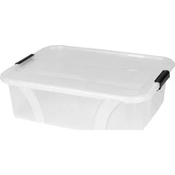 Úložný box Plastový úložný průhledný Master box 21 l