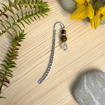 Doplněk ke knize Atelier Fantazie - Záložky do knížky s minerály - Tygří oko A