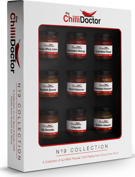 The Chilli Doctor No 9 Collection - ochutnávková chilli sada