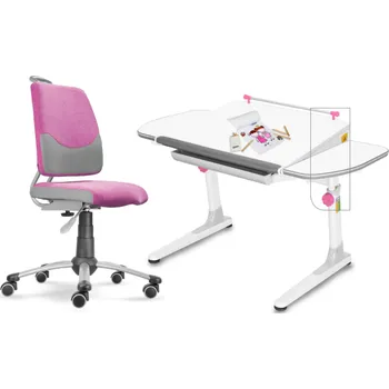 Dětský pokoj Dětský set Actikid A3 W58 - růžový, set židle + stůl Mayer