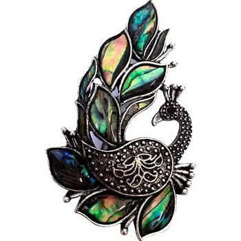 Náramek Coolkousky Špendlík s perletí barevný páv