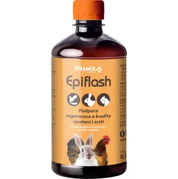 Mikrop ČEBÍN a.s. Epiflash pro kvalitu opeření a srsti 500 ml