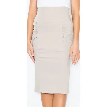 Dámské oblečení Dámská sukně M044 - Figl béžová 40