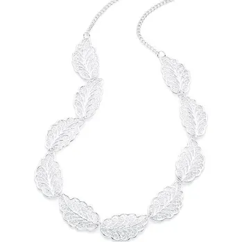 Náramek Intrigue Náhrdelník s motivem listů 60586