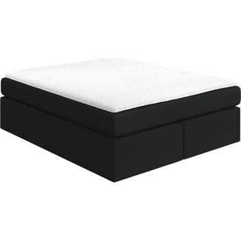 Postel Maison de Rêve Černá čalouněná postel boxspring CHESTNUT 200 x 200 cm
