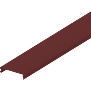 Nábytkové kování LAGUNA Krycí profil dolního vedení Rama, bordo matná Délka profilu: 2,0 m