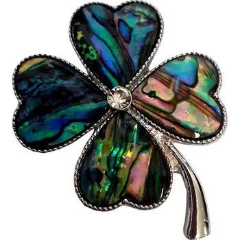 Náramek Coolkousky Špendlík s perletí čtyřlístek