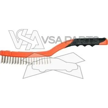 Drátěný kartáč YATO Kartáč drátěný ruční, L = 340 mm, 3 řady