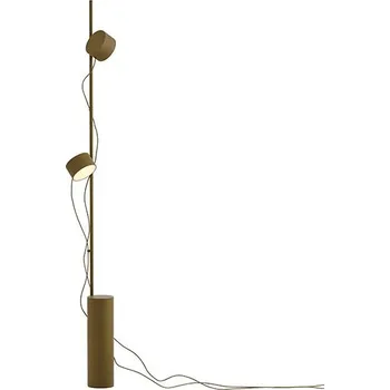 Stojací lampa Stojací lampa Muuto Post hnědozelená