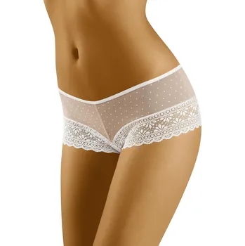 Dámské spodní prádlo Wol-Bar Mila Bokové Kalhotky - Bílá, XL i510_50377514444