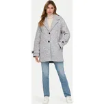 ONLY Vlněný kabát Sophia 15321880 Šedá Relaxed Fit S