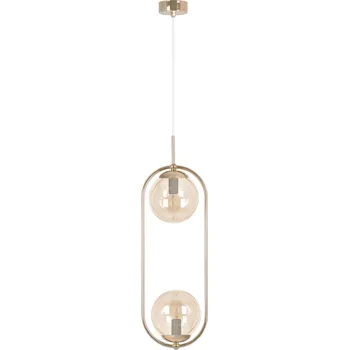 Kaja Sven závěsné svítidlo 2x10 W zlatá-jantarová K-5397