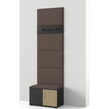 Šatní skříň Předsíňová stěna ROSS 6 Hnědá