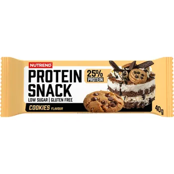 tyčinka Nutrend Protein Snack cookies v mléčné čokoládě, 40g