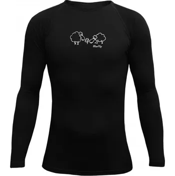 Pánské tričko Triko BLUE FLY LS Barva: Black-Sheep, Velikost: XS
