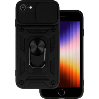 Pouzdro na mobilní telefon MG | MG Slide Armor kryt na iPhone 7 / 8 / SE 2020 / SE 2022, černý