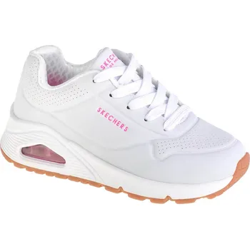 Dívčí obuv Bílé dívčí tenisky Skechers Uno Stand On Air 310024L-WHP Velikost: 29