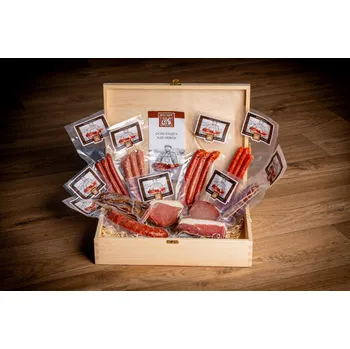 Dárkový potravinový koš PRŠUTÉRIE® Chovaneček - DÁRKOVÁ KAZETA z Pršutérie®