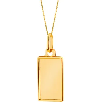 Přívěsek Zlatý přívěsek - destička - AP529-1440