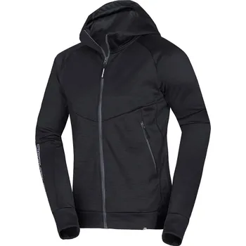 Pánská mikina Northfinder Pánská turistická mikina s kapucí KEN, černá, L