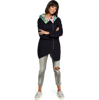 Dámský kabát Dámská bunda B091 tm. modrá- BE wear tm.modrá L-XL