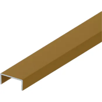 LAGUNA Dokončovací profil C-18 strukturovaná zlatá Délka profilu: 1,0 m