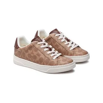 Dámská móda Coach Sneakersy High Line CW970 Hnědá 39