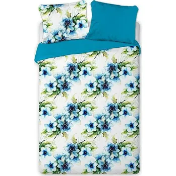 Povlečení Faro Povlečení bavlněný satén Aquarell květy 140/200, 70/90 cm (FA-636540)