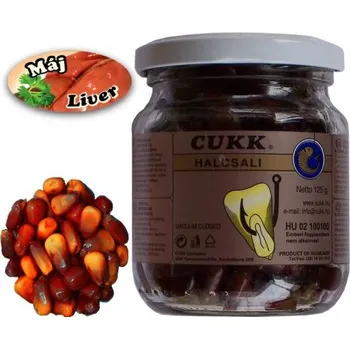 Cukk Halcsali Kukuřice bez nálevu 125g - Small Příchuť: Játra