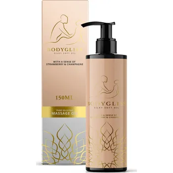 Erotický masážní přípravek Masážní a lubrikační olej 2v1 BodyGliss Strawberry Spark Delight 150 ml - s kupónem KUP15 cena 339 Kč + extra diskrétní expedice