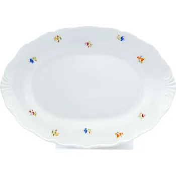 Thun Rulak Zettlitz Ovál, 36 cm, Ophelia, házenka, porcelán Thun RZ