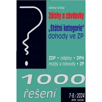1000 řešení 7-8/2024 Kniha