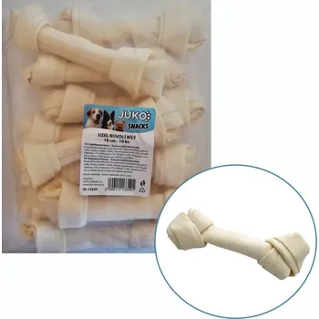 Pamlsek pro psa JUKO petfood s.r.o. Uzel buvolí bílý JUKO Snacks 18 cm (10 ks)