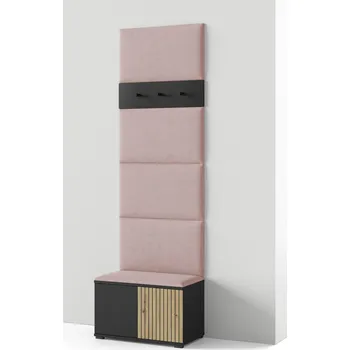 Šatní skříň Předsíňová stěna ROSS 6 Růžová I