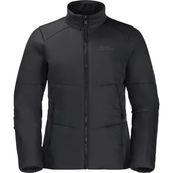 Dámská větrovka Černá dámská zimní bunda Jack Wolfskin Bergland INS Hoody W 1207231-6000 Velikost: 2XL