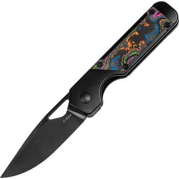 kapesní nůž Kizer Frame Lock Mini Militaw Jonathan Styles M390 Titanium+Camo Carbon 80's Ki3634SA1
