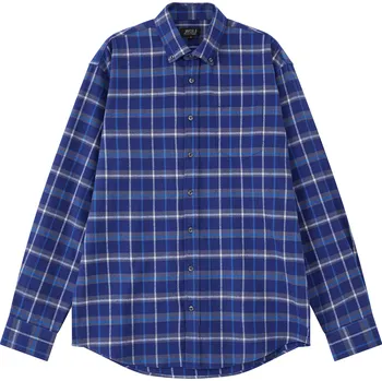 Pánská košile Pánská flanelová košile - Wolf K2451, modrá Barva: Modrá, Velikost: XXL