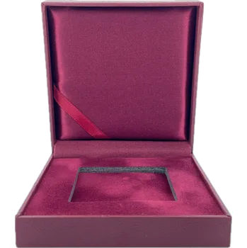 Dárková krabička Krabička na kapsli QUADRUM 16 - 41 mm červená