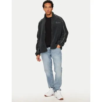 Pánská mikina Karl Kani Fleecová mikina Meal Signature Teddy 60780008 Černá Regular Fit S