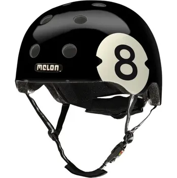 Cyklistická přilba MELON - dětská helma 8 Ball černá XXS/S 46-52