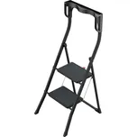 Ocelové schůdky HAILO K77 ComfortLine - černé, 2-stupňové 4342-310