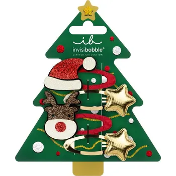 Invisibobble CLIPSTAR KIDS Winter Wonderland - Sponka do vlasů 4 ks